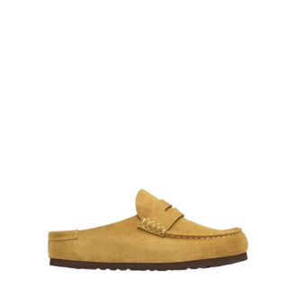 Birkenstock Naples Wrapped Narrow Fit - Dames - Slip ons - Bruin - 37 EU - Leer - Schoenen