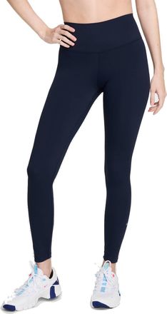 Nike Nike Womens W Nk Df One Hr Tight Full Length, Obsidian/Black, M