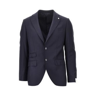 Lubiam Super 110s wool single-breasted jacket Man 48