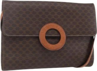 Celine Pre-owned Cross Body Bags, female, Brown, Size: ONE SIZE Pre-owned Plastic Crossbody Bag