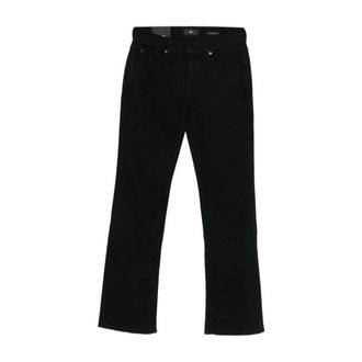 7 For All Mankind Straight Jeans, male, Black, Size: W29 Black Five-Pocket Regular Leg Jeans