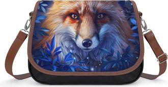 Generic Cute Fox Crossbody Bags for Women Shoulder Messenger Bag Purse Handbags