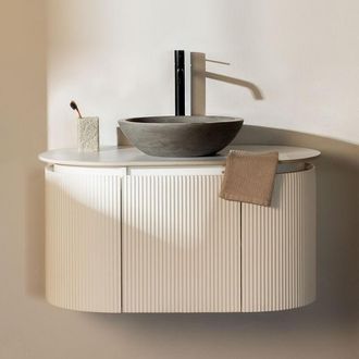 Sklum Conjunto De Muebles De Ba&ntilde;o En Madera Carsone Sklum