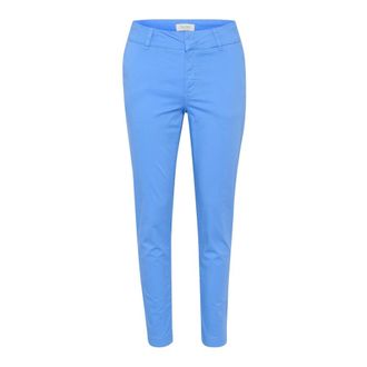 Part Two Soffys PW PA Broeken - Dames - Slim Fit Broeken - Blauw - M - Katoen - Broeken