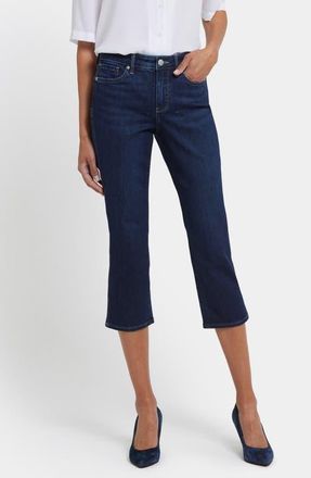 NYDJ Chloe Side Slit Capri Jeans in Midnight Breeze at Nordstrom, Size 4