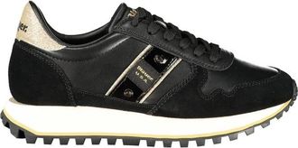 Blauer Schoenen, Dames, Zwart, 37 EU, Leer, Leather Sneaker