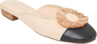 Jack Rogers Tinsley Mule Raffia & Leather Mule
