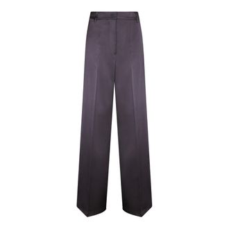 Blanca Vita Wide Trousers, female, Blue, Size: XS Plettro 1334 Notte