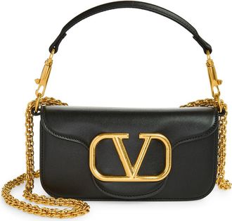 Valentino Garavani Small Loc&ograve; Shoulder Bag in Nero at Nordstrom