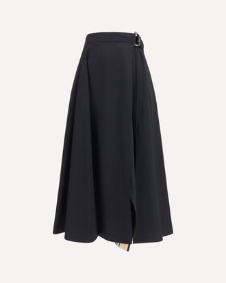 Burberry Wool twill midi Skirt Female 6
