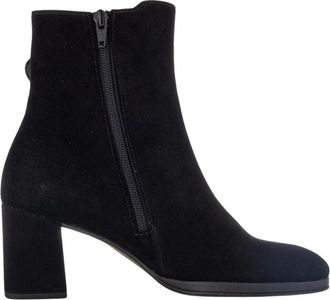 Gabor Gesloten Enkellaarsjes - Dames - Laarzen met Hak - Zwart - 36 EU - Su&egrave;de - Schoenen