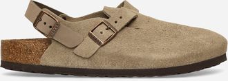 Birkenstock Tokio Suede Sandals Taupe