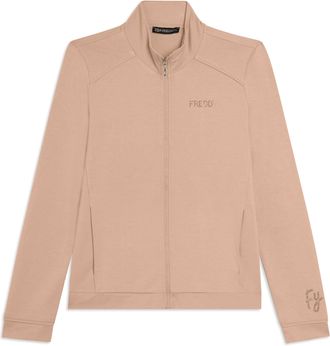 Freddy Felpa Zip e fondo asimmetrico con logo FREDDY in strass