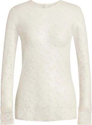 Alberta Ferretti Mujer, Camisetas, Blanco, Talla: L
