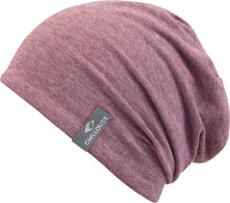 Chillouts Beanie CHILLOUTS Tiflis Hat, rot, Materialmix, meliert, M&uuml;tzen Beanie, schnelltrocknend, robust und formbest&auml;ndig, doppellagig