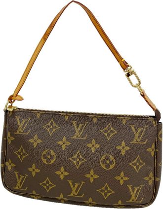 Louis Vuitton Brown Pouch (Pre-Owned)