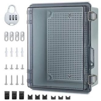 OEM Caja El&eacute;ctrica Exterior Impermeable, Caja Impermeable Ip65, Caja De Conexiones De Abs, Caja El&eacute;ctrica Exterior Impermeable Con Accesorios De Montaje E