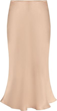 Blumarine bias-cut silk shirt - women - Silk - 42 - Neutrals