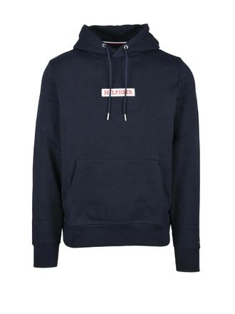 Tommy Hilfiger Blue Deep Cotton Hoodie
