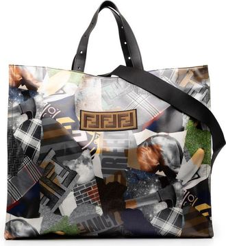 Fendi Pre-owned Fendi Hey Reilly Zucca FF 1974 Coated Canvas Tote Ladies RVCOKJIXBHGOV7NH