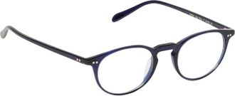 Oliver Peoples Accessoires, Heren, Blauw, ONE Size, Blauw Licht Brillen Stijlvol Design