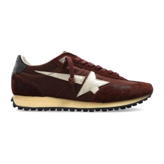 Golden Goose Sneakers, male, Brown, Size: 12 US Running Marathon M77