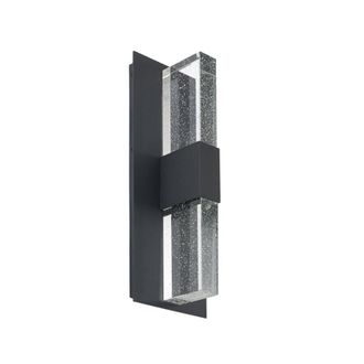 Lucande L&aacute;mpara de pared led exterior de aluminio negro