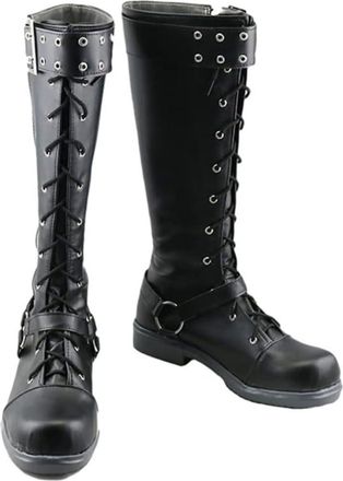 Generic Womens Anime Cosplay Boots for Futaba Sakura Fancy Stage Performance Props Shoes Custom Made Halloween Christma Comic Con (10.5)