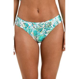Sunshine 79 Free Spirit Shirred Hipster Bikini Bottoms in Multi at Nordstrom, Size 14