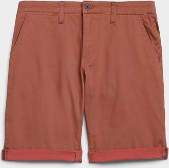 Lindbergh Mens Mini-pattern chino Bermuda Shorts