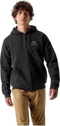 Arc'teryx Emblem Fleece Full-Zip Hoody Mens Coat Black : 2XL, Cotton/Polyester