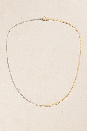 Yvonne Léon Collana In Oro Bianco E Giallo 18 Carati