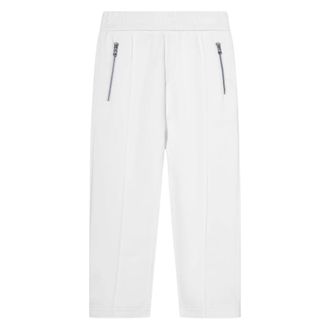 Moncler Logo Joggers in White - male - Moncler - Sweatpants - White - 6 Y - Kids
