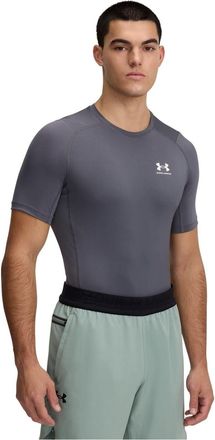 Under Armour Heren HeatGear Training T-shirt (Kasteel Rots/Wit)