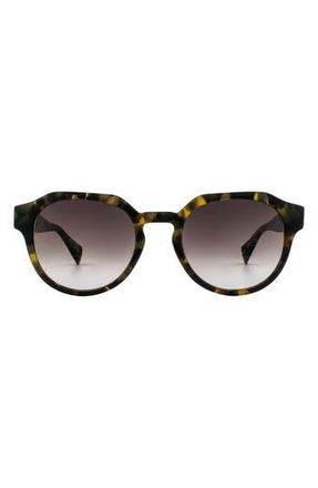 AllSaints Roman 50mm Round Sunglasses in Camo Tort at Nordstrom Rack