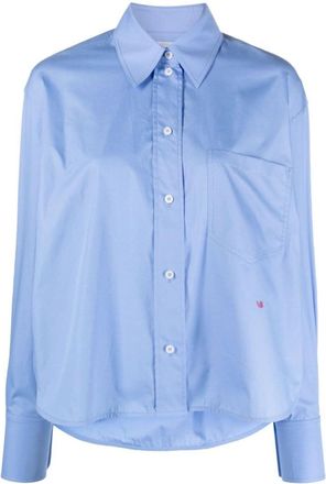 Victoria Beckham Light Blue Relaxed Fit Shirt