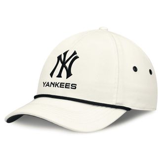 Nike New York Yankees Club Nike Mens MLB Adjustable Hat in White | NB5611KNK-JRX