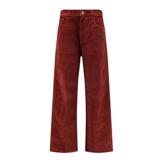 R&oacute;he Wijde Broek - Dames - Broeken - Rood - Maat: M Katoen