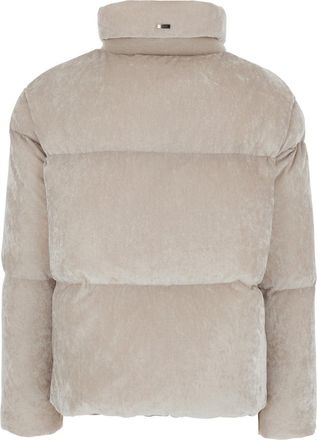 Herno Womens Down Jacket Beige Puffer