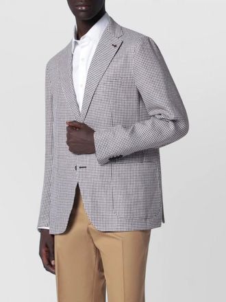 Tagliatore single breasted suit jacket notch lapel