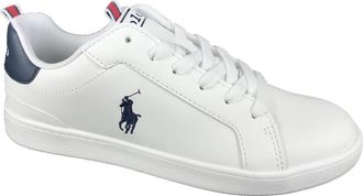 Polo Ralph Lauren Klassieke Court Sneakers - Dames - Sneakers - Wit - 36 EU - Leer - Schoenen