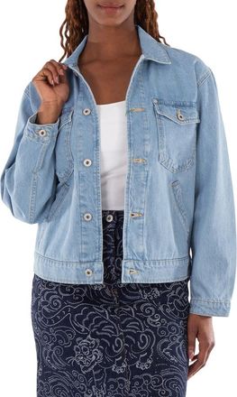 Kenzo Embroidered Trucker Long Sleeve Jacket, Size X-Small