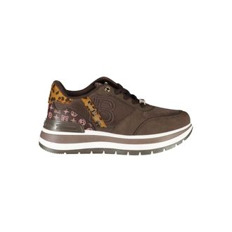 Laura Biagiotti Schoenen, Dames, Bruin, 36 EU, Polyester, Laura Biagiotti Marrone Polyurethane Dames Sneaker