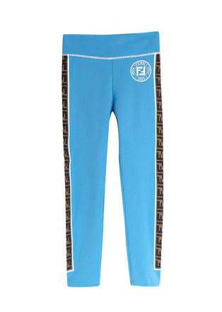 Fendi Fendirama light blue leggings Size XS