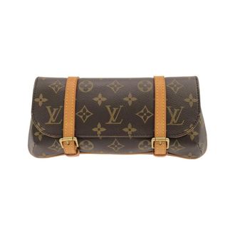 Louis Vuitton Monogram Marron Coated Canvas Fanny Pack Pochette (Pre-Owned)