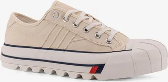 Keds Mens Sneakers Royal Intrepid Beige Canvas Canvas-Rubber Trainers Canvas/rubber