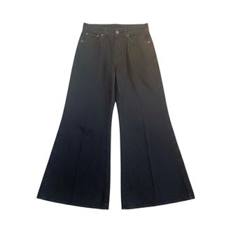 Dondup Wide Trousers, female, Blue, Size: W26 Marlen Jeans