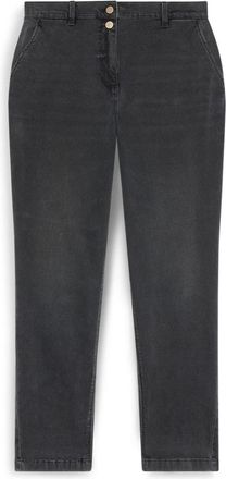 Fiorella Rubino Balloon Jeans - Dames - Slim Fit Jeans - Zwart - 5XL - Katoen - Jeans
