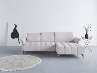 Inosign Ecksofa »Fresh L-Form« Federkern, wahlweise Kopfteilverstellung und motorischer Vorziehsitz