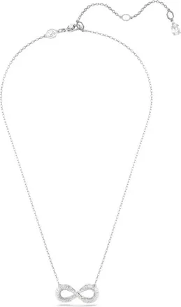 Swarovski Accessoires, Dames, Grijs, ONE Size, Hyperbola Ketting met Kristal